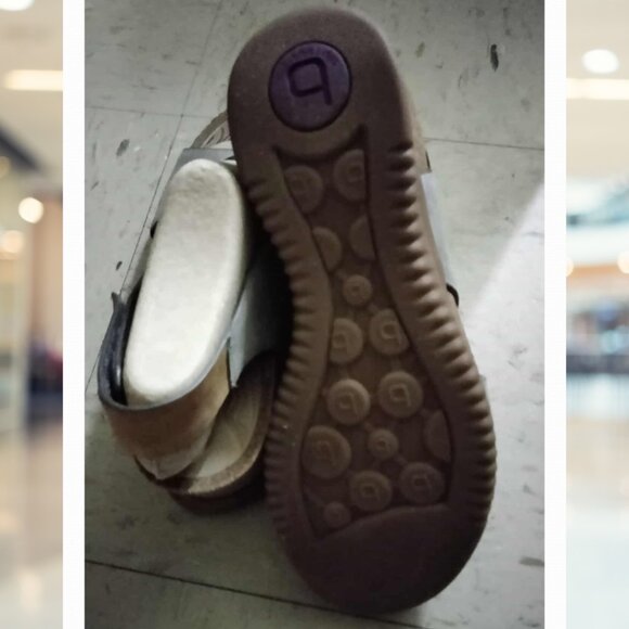 New Open Toe Wedge Sandal Sz 10 / Free Shipping - Picture 5 of 7